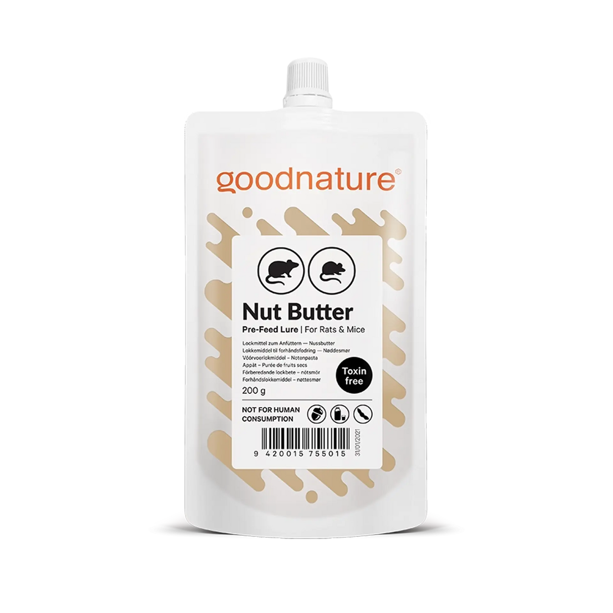 Bete GoodNature "Jordnötssmör" - Till rått- och musfällor - 200 g