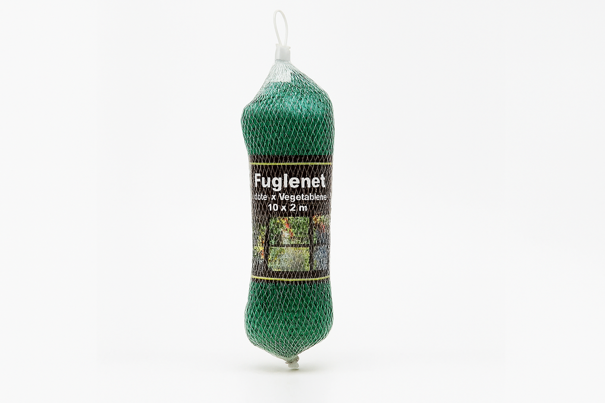 Fågelnät Ryom 10 x 2 m - Grön plast 10 x 15 mm