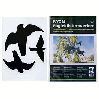 Fågeldekaler Ryom - 6 st.