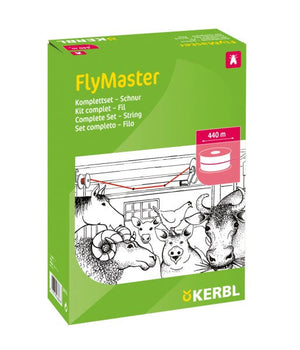 Flugsnöre Kerbl stallmodell - Komplett med beslag